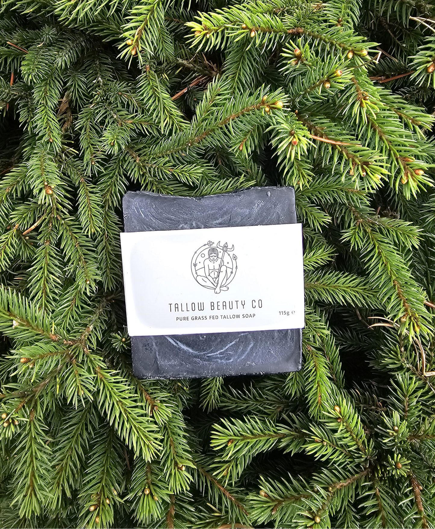 TALLOW SOAP, ACTIVATED CHARCOAL.