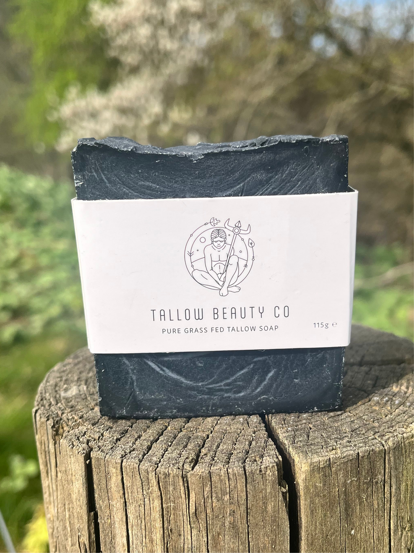 TALLOW SOAP, ACTIVATED CHARCOAL.