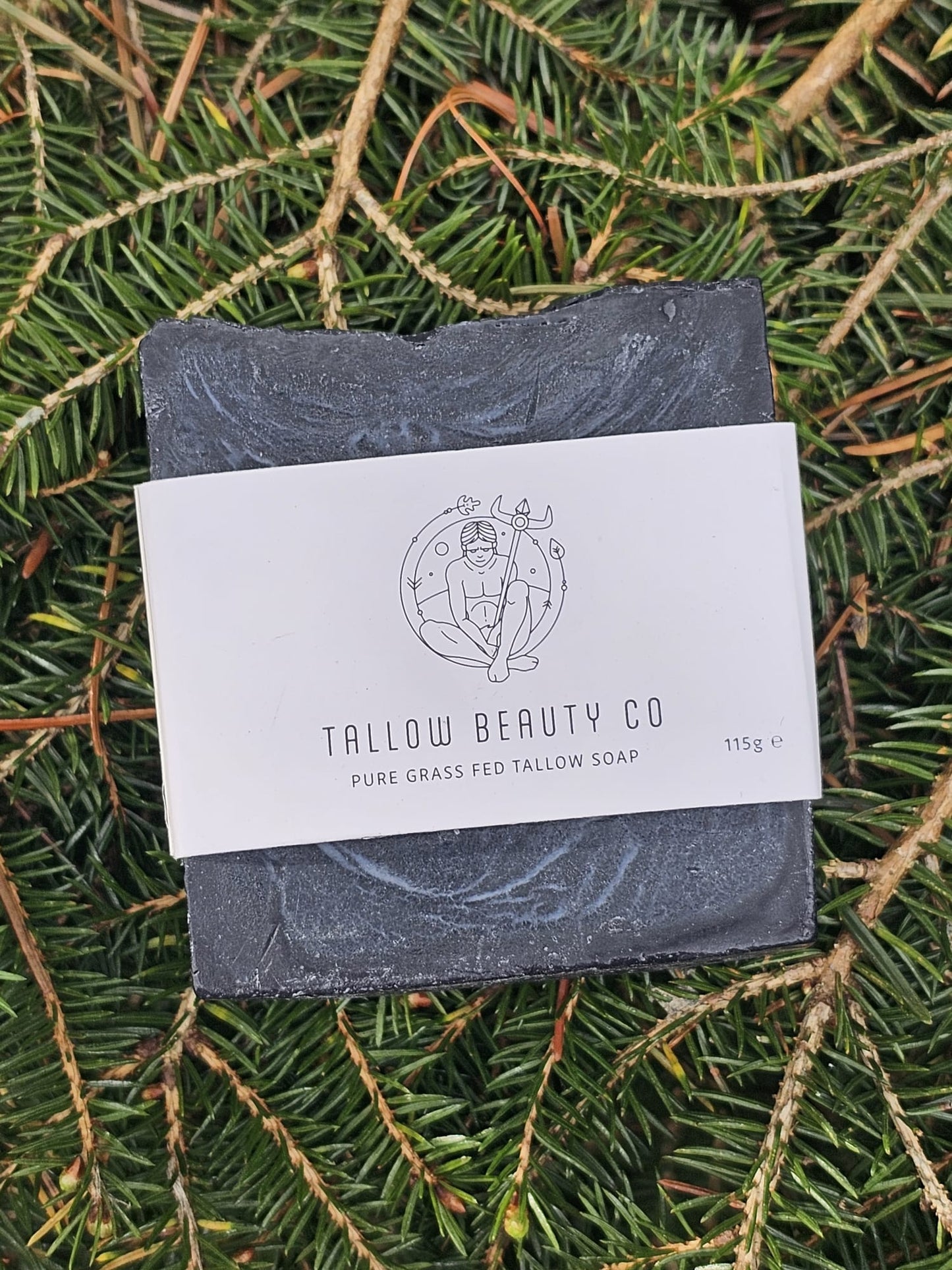 TALLOW SOAP, ACTIVATED CHARCOAL.