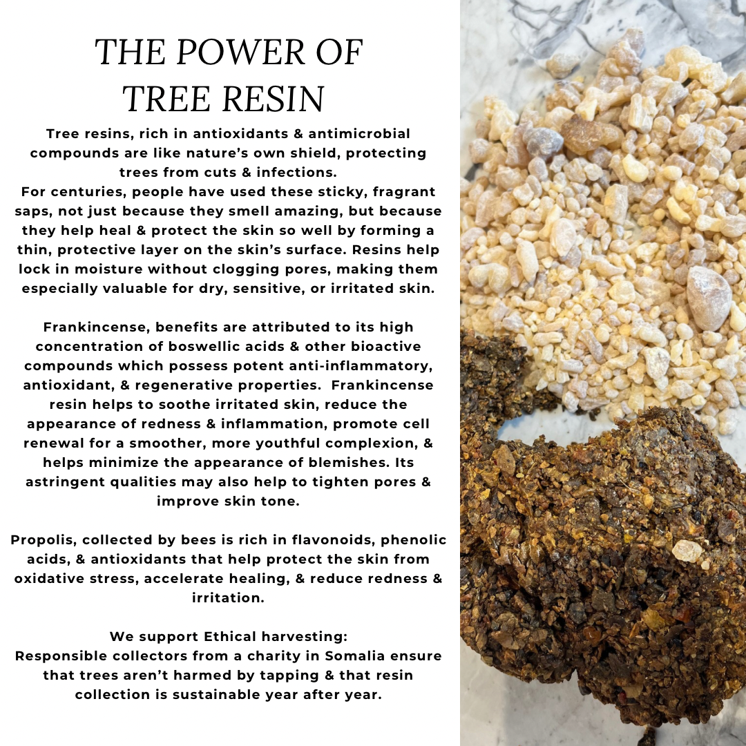 FRANKINCENSE GOLD.    TALLOW BALM INFUSED WITH FRANKINCENSE, PROPOLIS AND HONEY.