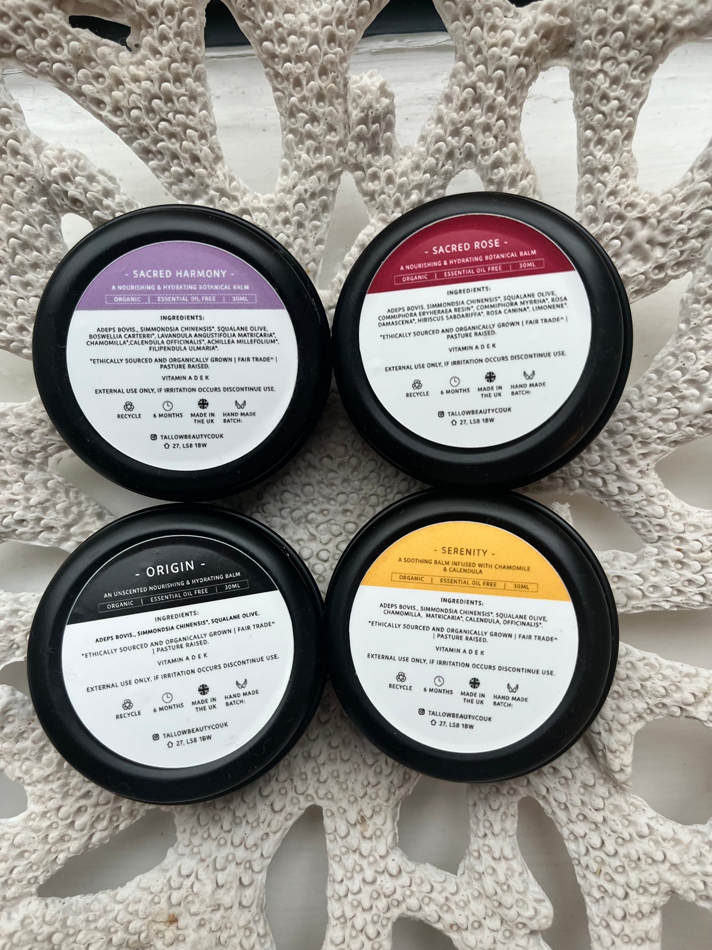 TALLOW BALM BOTANICAL 30ML SELECTION