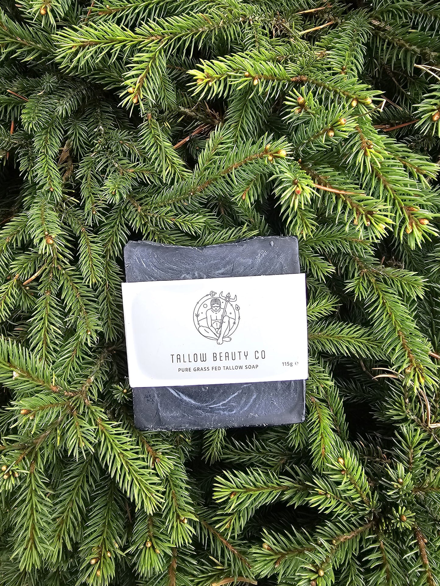 TALLOW SOAP, ACTIVATED CHARCOAL.